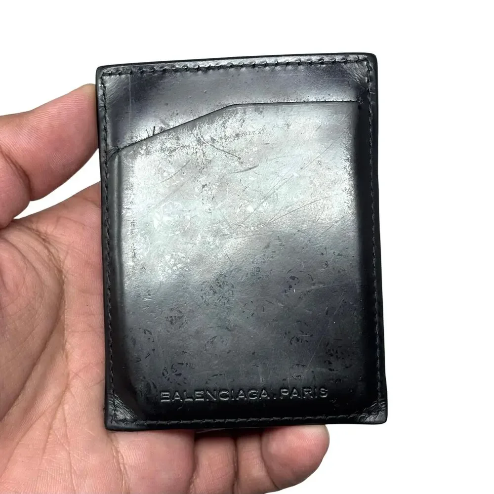 Balenciaga Studded Cardholder Wallet